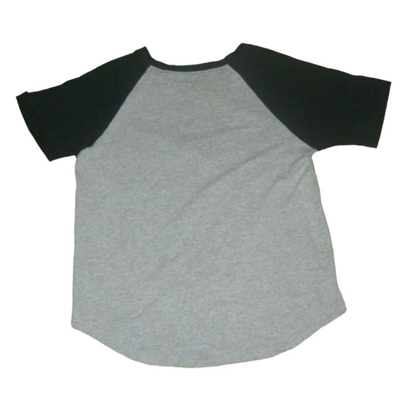 Mighty Fine Tee Shirt Saved By The Bell Raglan Retro 90's Gray Kidcore Kawaii M - Picture 4 of 6